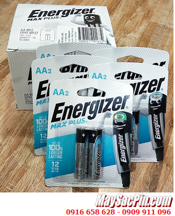 COMBO 01Hộp 12 vỉ (= 24viên) Pin AA 1.5v Alkaline Energizer Max Plus EP91-BP2 _Giá chỉ 504.000/Hộp